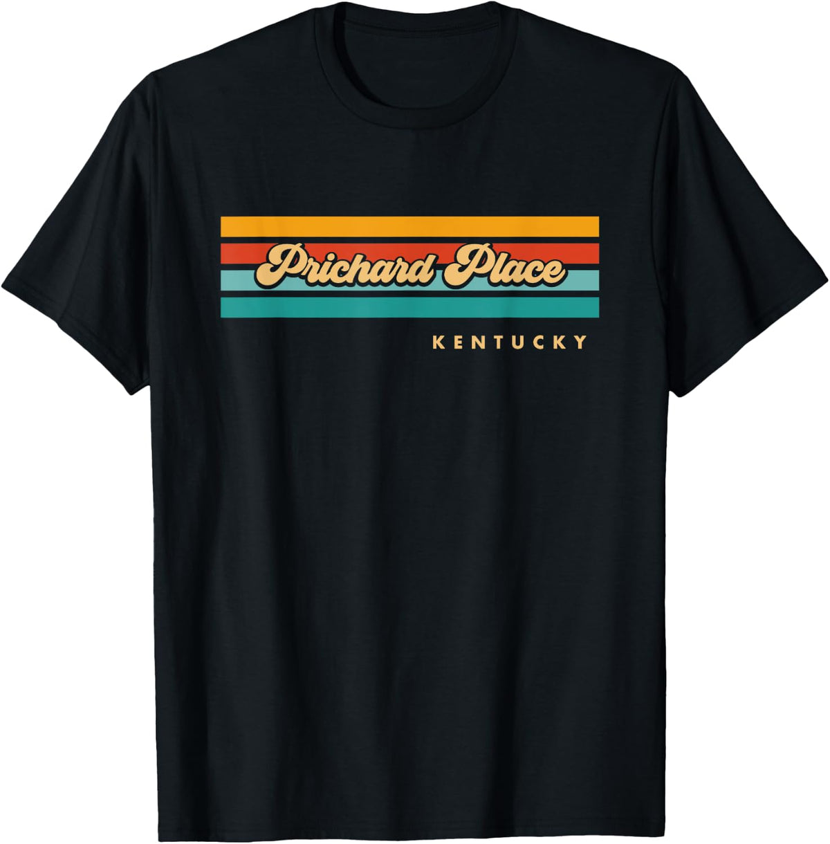 Vintage Sunset Stripes Prichard Place, Kentucky Apparel | Top Conversion Title | Top Rated Comfort