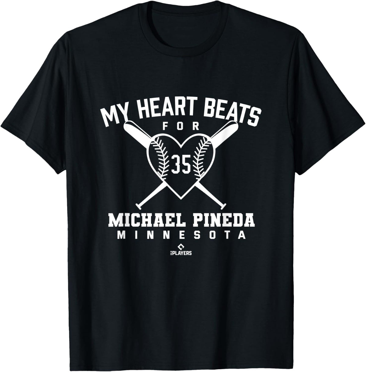 My Heart Beats for Michael Pineda Valentines Baseball Lover Apparel | Trending 2025