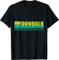 Green Retro Dundalk City Place in County Louth Ireland UK Apparel | US Viral Pick | Daily Wear Essential