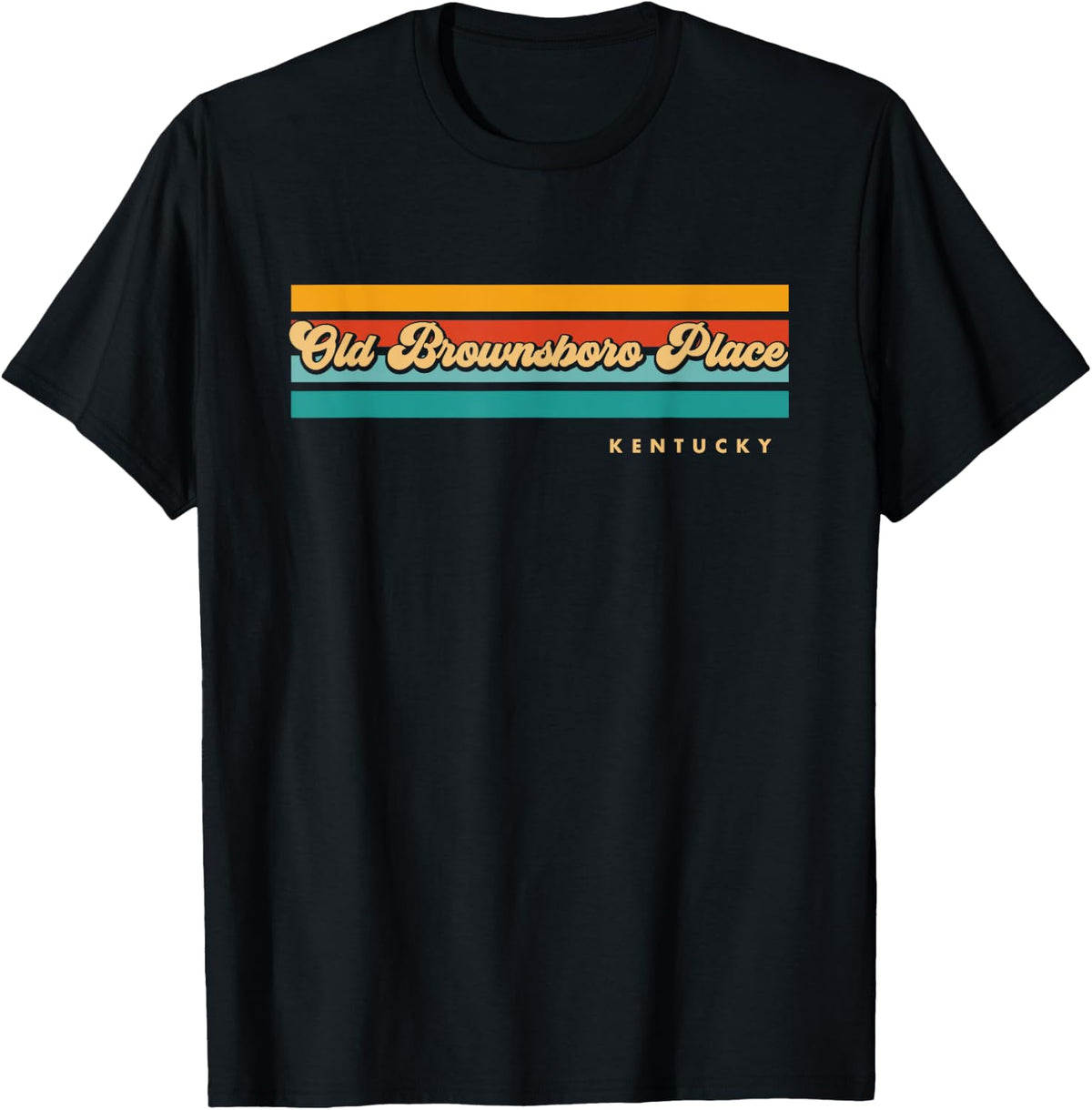 Vintage Sunset Stripes Old Brownsboro Place, Kentucky Apparel | Top Conversion Title | Customer Favorite