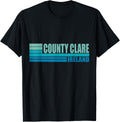 Blue Retro County Clare Tourist Places City In Ireland UK Apparel | Trending 2025 | Top Rated Comfort