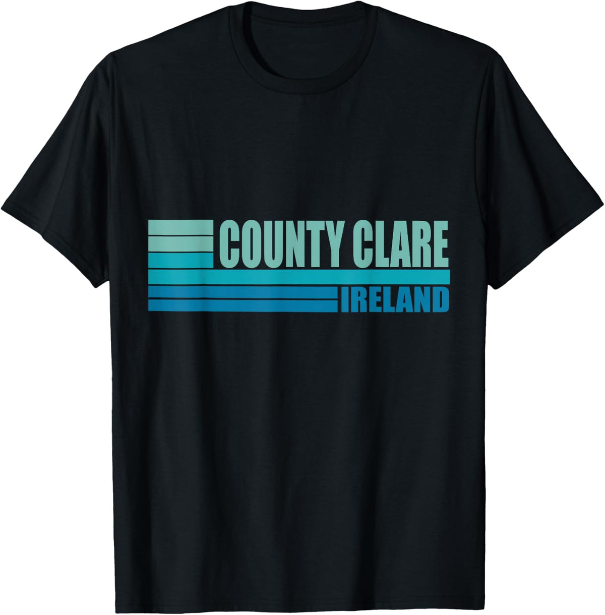 Blue Retro County Clare Tourist Places City In Ireland UK Apparel | Trending 2025 | Top Rated Comfort