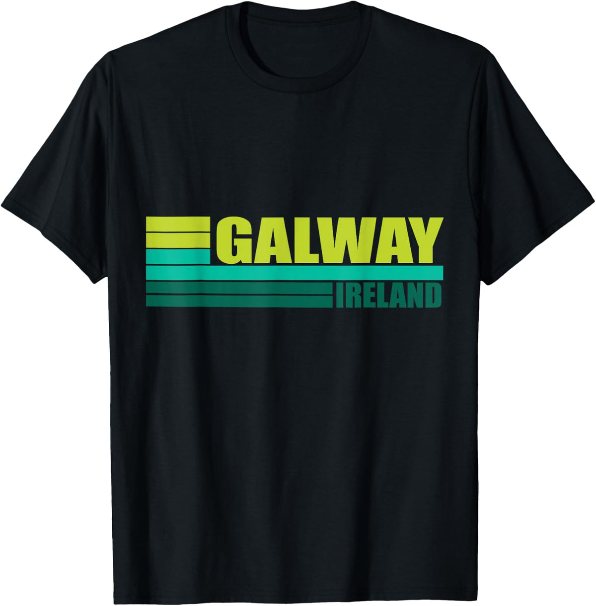 Retro Green Vintage Galway Tourist Places City In Ireland UK Apparel | High Search Volume | Customer Favorite