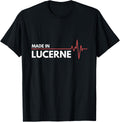 Made In Lucerne Switzerland Place Of Birth Apparel | Google Shopping Optimized | Aesthetic Casual Look