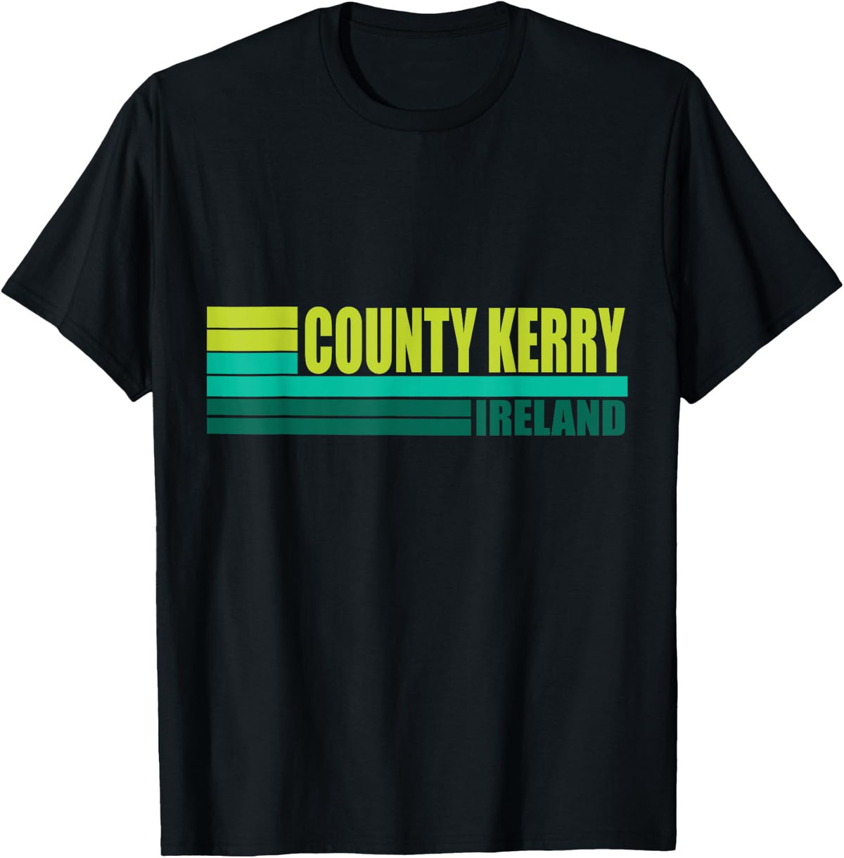 Green Retro County Kerry Tourist Places City In Ireland UK Apparel | Bestseller Style | Aesthetic Casual Look