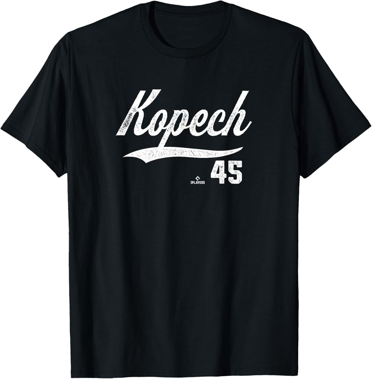 Distressed Swoosh Michael Kopech Los Angeles Baseball MLBPA Apparel | Perfect Gift Idea