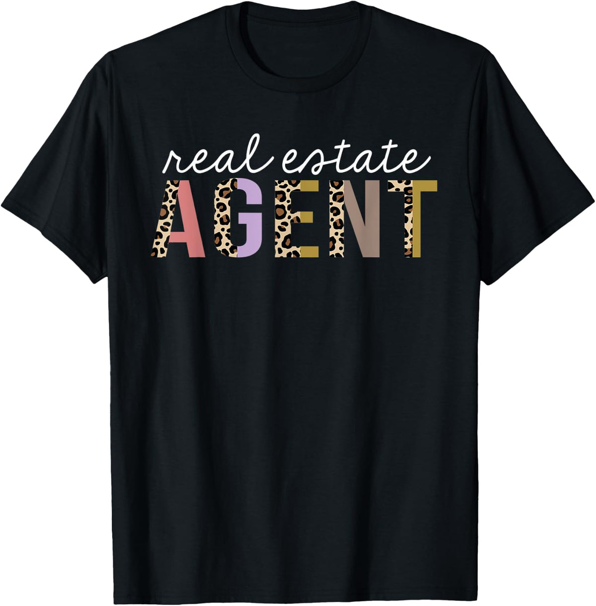 Real Estate Agent Leopard Print Funny Appreciation Apparel Trending US Hot Right Now