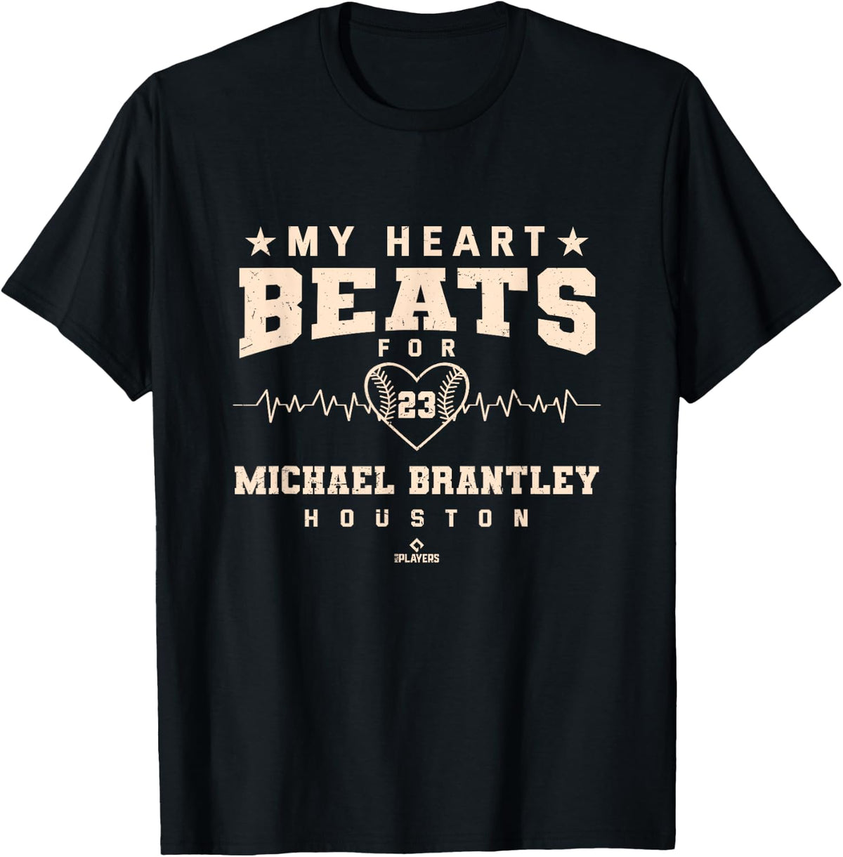 My Heart Beats for Michael Brantley Baseball Valentines Apparel | US Best Seller