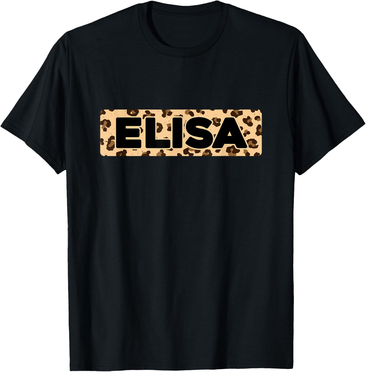 Funny Elisa Leopard Print Personalized Name Elisa Apparel Trending US Everyday Wear