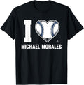 I Heart Michael Morales Prospect Baseball Fan Gear Apparel | Trending 2025