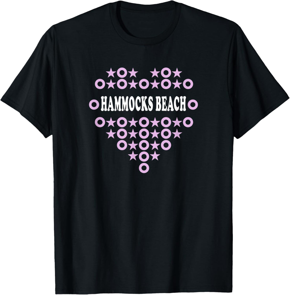 Hammocks Beach Pink Heart A Great Place Apparel | Google Shopping Optimized | Daily Wear Essential