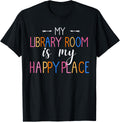 My Library Room My Happy Place Librarian Reader Apparel | Google Shopping Optimized | Customer Favorite
