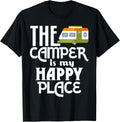 The Camper Is My Happy Place Camping Apparel | Premium Quality | Customer Favorite