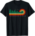 Evergreen Vintage Stripes Thompson Place, Washington Apparel | Google Shopping Optimized | Daily Wear Essential