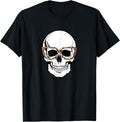 Skull with Cheetah Print Glasses Leopard Skull Skull Apparel Viral TikTok Find Gift Ready