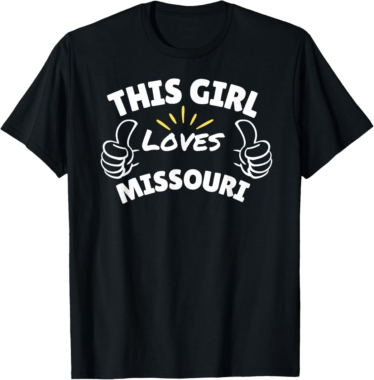 Fun Graphic-This Girl Loves Missouri Apparel | Premium Quality | High CTR Boost