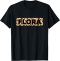 Funny Flora Leopard Print Personalized Name Flora Apparel Streetwear Style Everyday Wear