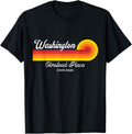 Washington State Olmstead Place State Park Retro Sunset Apparel | Trending 2025 | Perfect Gift Choice