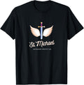St Michael Archangel Protect Me Prayer Saint Catholic Apparel | Everyday Casual Wear