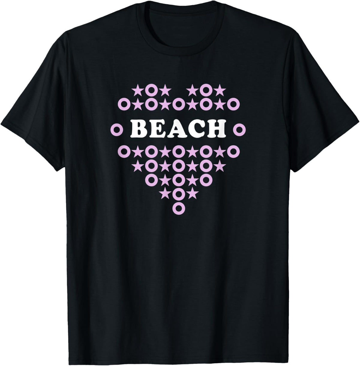 Beach Pink Heart A Great Place T-Shirt for Men Women Kids T-Shirt | Top Conversion Title | Aesthetic Casual Look