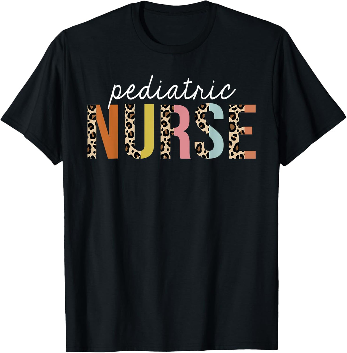 Pediatric Nurse Life Leopard Print RN Registered Nursing Apparel Streetwear Style Fan Favorite