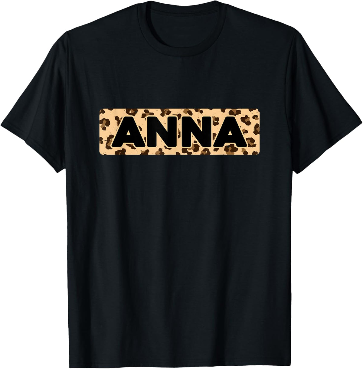Funny Anna Leopard Print Personalized Name Anna Apparel Premium Print US Top Pick