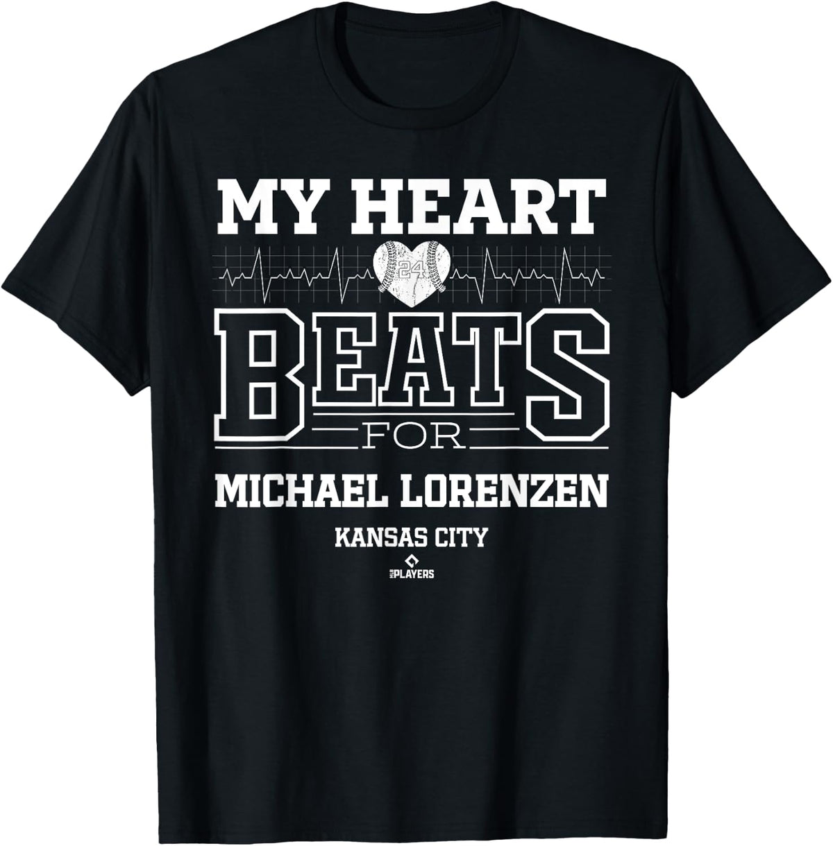 My Heart Beats for Michael Lorenzen Kansas City Baseball Apparel | Viral Streetwear Style