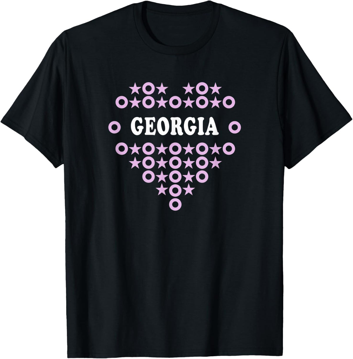 Georgia Pink Heart A Great Place Apparel | Bestseller Style | Daily Wear Essential