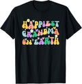 Retro Groovy Happiest Grandma On Earth For Family Trip Apparel | Bestseller Style | Daily Wear Essential