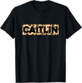 Funny Caitlin Leopard Print Personalized Name Caitlin Apparel Viral TikTok Find Hot Right Now