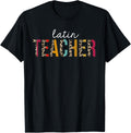 Latin Teacher Life Leopard Educator Appreciation T Shirt for Men Women T Shirt High Search Demand Fan Favorite