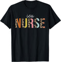 ICU Nurse Life Leopard Print RN Registered Nursing Squad Apparel Streetwear Style Gift Ready