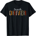 Truck Driver Leopard Print Funny Appreciation Apparel Viral TikTok Find Hot Right Now