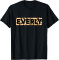 Funny Everly Leopard Print Personalized Name Everly Apparel Streetwear Style Best Seller Look