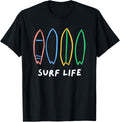 Surf Life My Happy Place Travel Vacation Family Matching Apparel | US Viral Pick | Aesthetic Casual Look