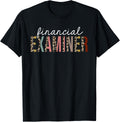 Financial Examiner Leopard Print Funny Appreciation Apparel Trending US Everyday Wear