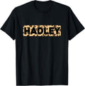 Funny Hadley Leopard Print Personalized Name Hadley Apparel Comfort Fit Best Seller Look