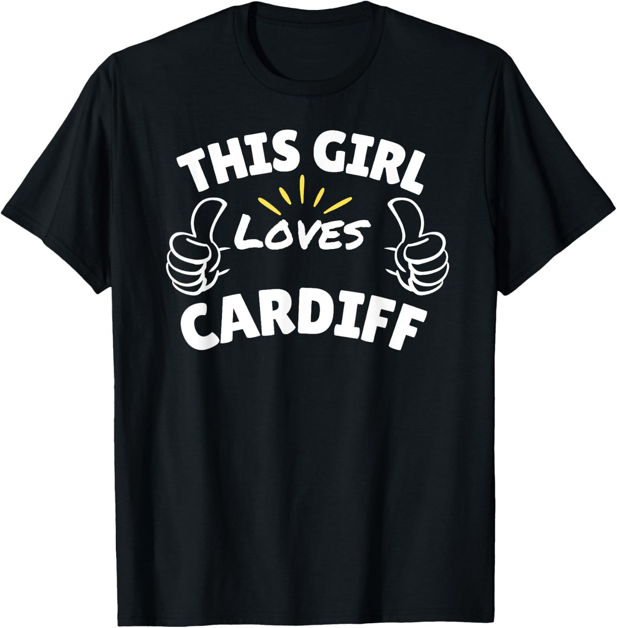 Fun Graphic-This Girl Loves Cardiff Apparel | Top Conversion Title | Customer Favorite