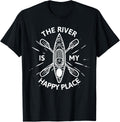 The river is my happy place Kayak kayak canoe Apparel | Premium Quality | Daily Wear Essential