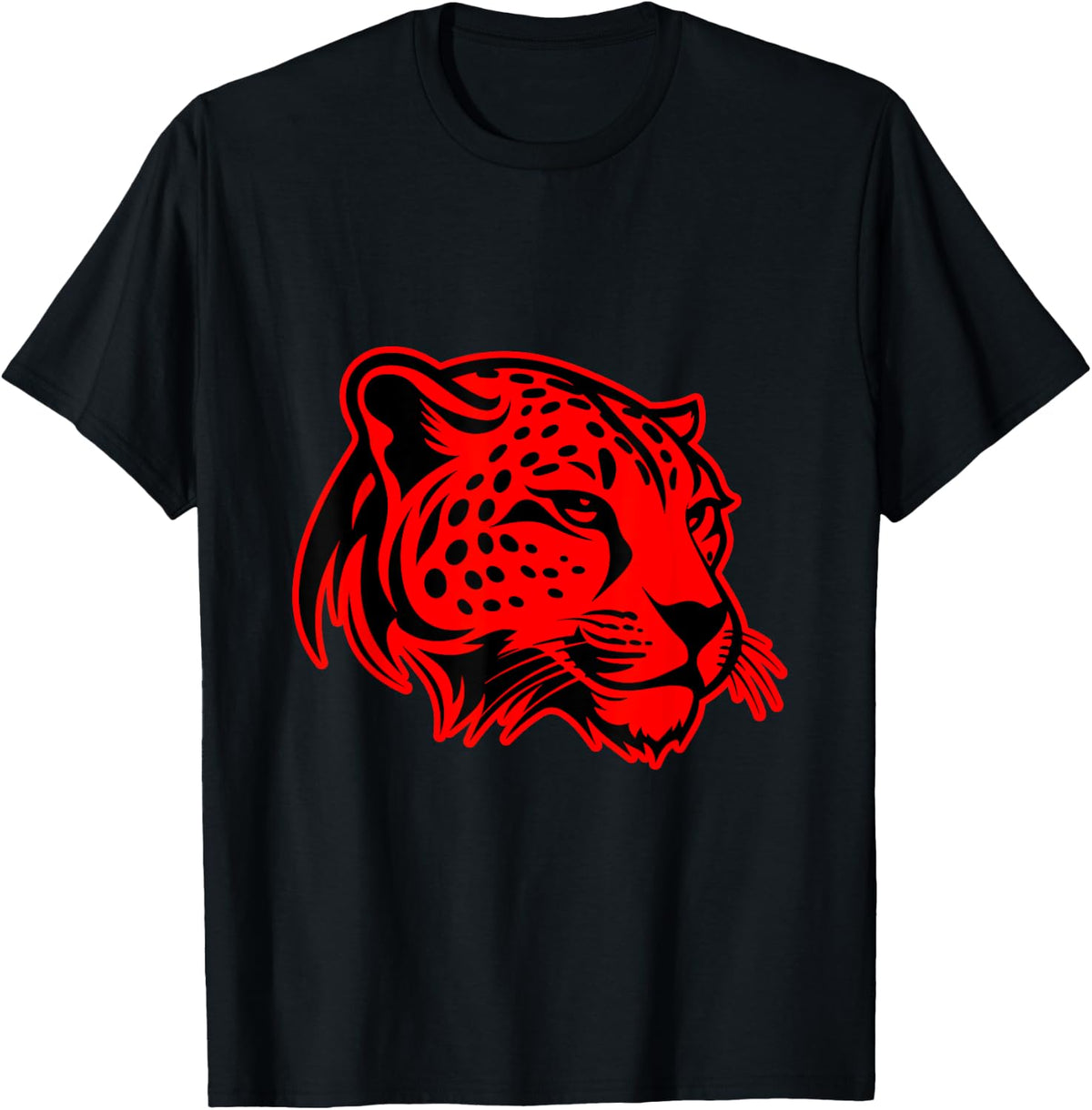 Cheetah Symbol Animal Head Apparel Trending US Everyday Wear