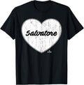 Distressed Heart Michael Salvatore Prospect Baseball Fan Apparel | Viral Streetwear Style