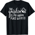 The Garden Is My Happy Place Gardener Plant Lover Womens Apparel | Bestseller Style | Top Rated Comfort
