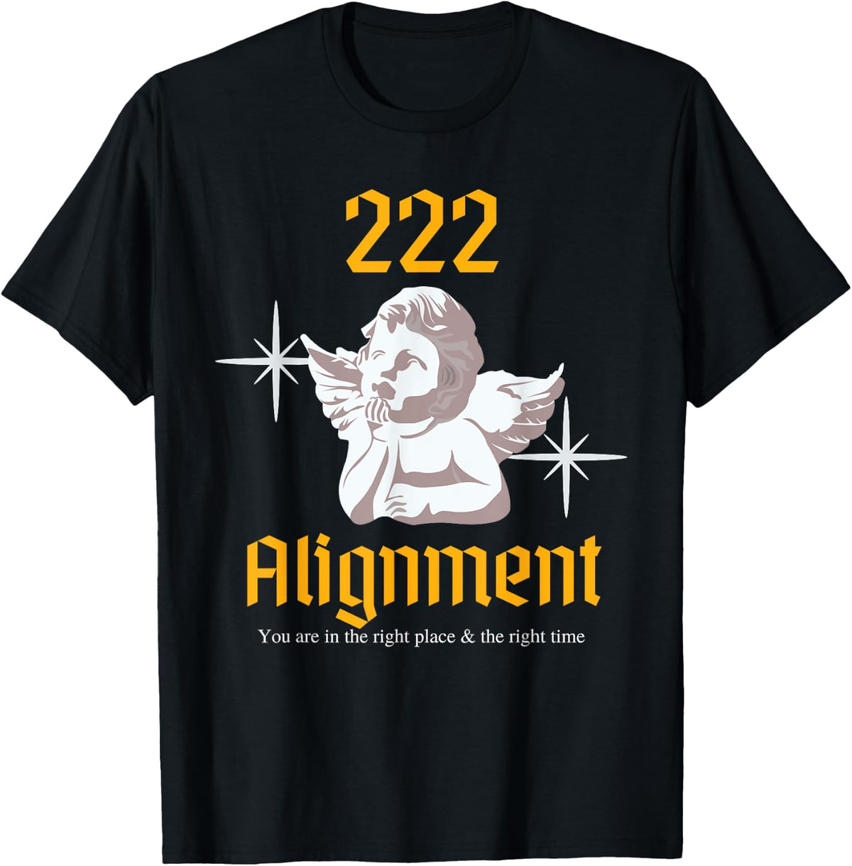 Angel Number 222 Alignment You Are in The Right Place Apparel | Bestseller Style | Perfect Gift Choice