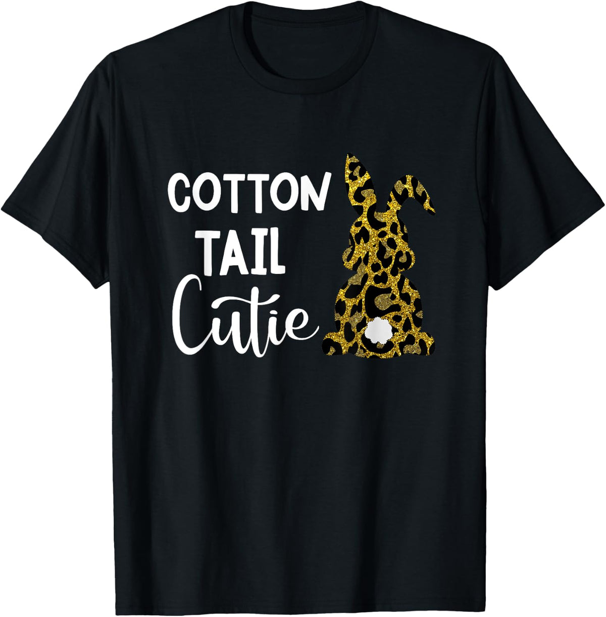 Funny Easter Shirt Cotton Tail Bunny Cheetah Leopard Print T Shirt Viral TikTok Find US Top Pick
