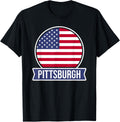 PITTSBURGH - USA - American place name US flag design Apparel | Trending 2025 | Customer Favorite