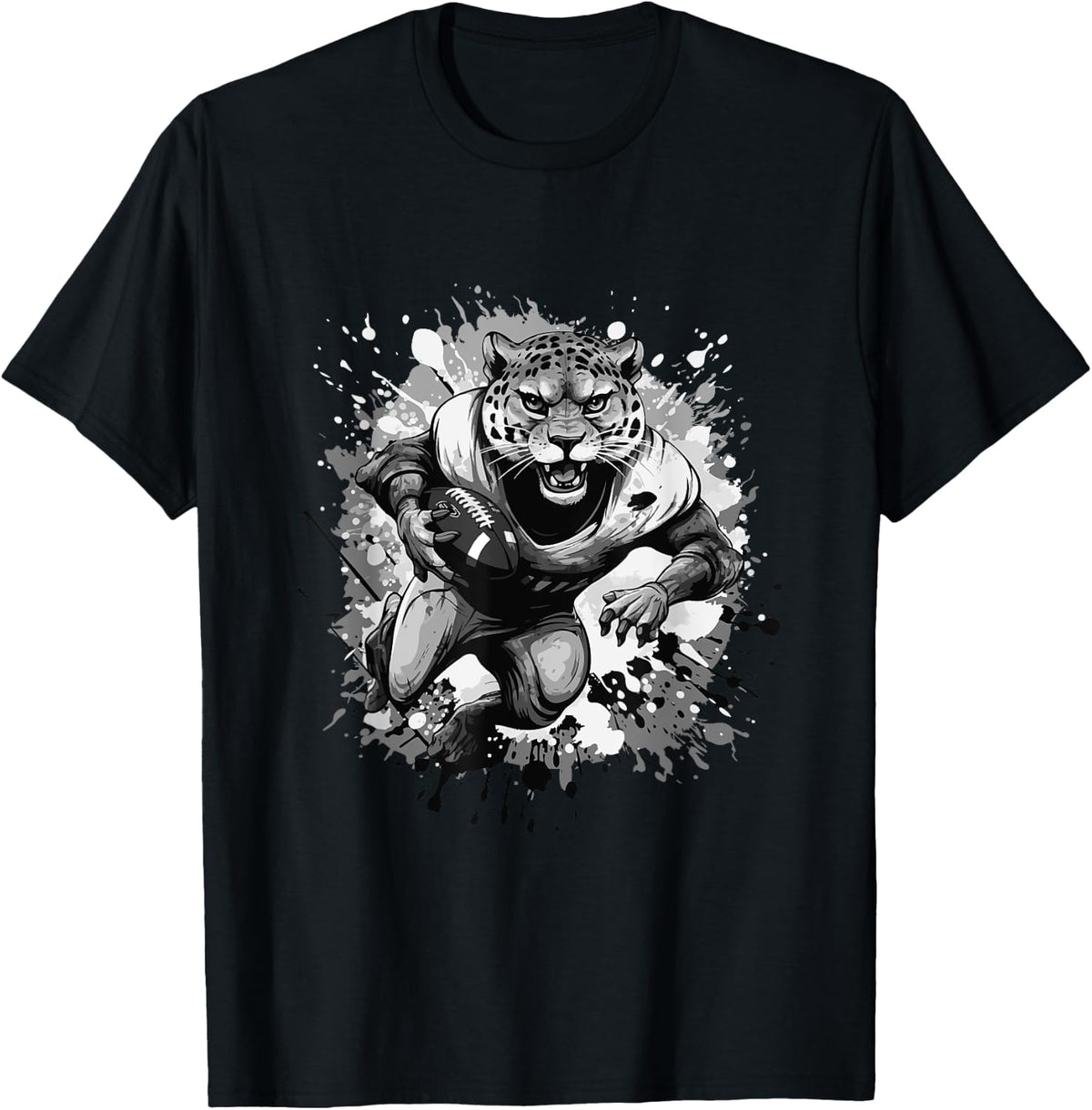 Cheetah Animal Playing American Football Sports Apparel Trending US Gift Ready