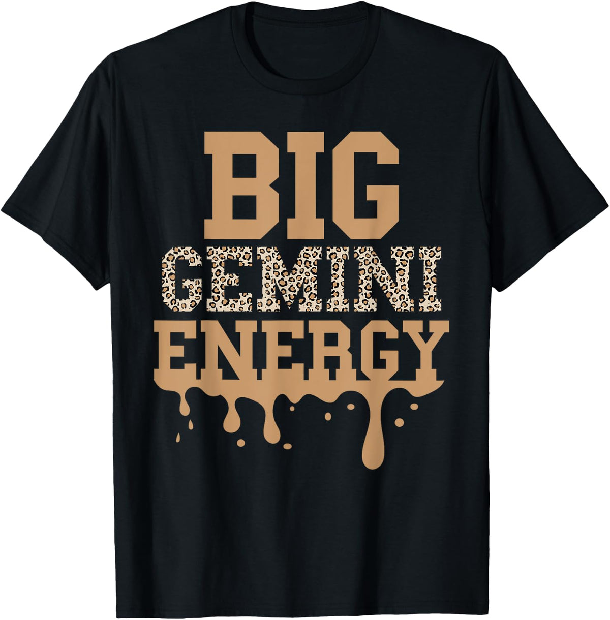 Gemini Birthday Women Cheetah Big Gemini Energy Zodiac Vibes Apparel Comfort Fit Best Seller Look