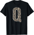 Leopard Print Cheetah Print Animal Print Letter Q Cat Men Women Girls Kids Apparel Viral TikTok Find Fan Favorite