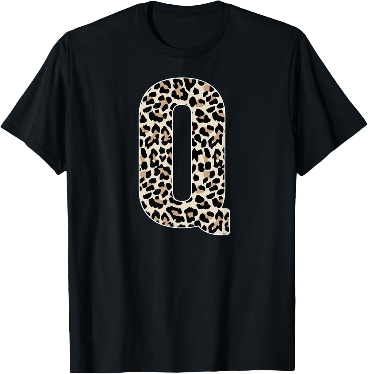 Leopard Print Cheetah Print Animal Print Letter Q Cat Men Women Girls Kids Apparel Viral TikTok Find Fan Favorite