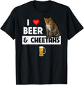 I Love Beer And Cheetah Drinking African Safari Animal Zoo Apparel Viral TikTok Find Everyday Wear